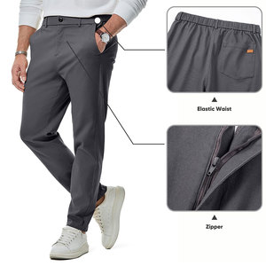 Pantalones Chinos para Hombre de Estilo Contemporáneo, Diseño Elegante, Corte Regular Premium, Alta Comodidad, Duraderos, Tallas Grandes, Formales - Product Image 3