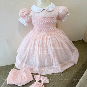 Conjunto de vestido acampanado para niñas, hecho de algodón suave, diseño personalizado, fabricado en Vietnam por MITEXCO, un proveedor de confianza. - Product Image 1