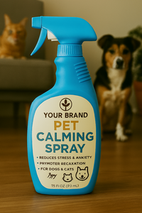 Aromasong Int. PC04 Marca Privada, Spray Calmante para Mascotas de 16oz, Hecho en EE. UU., Ecológico, con Logotipo Personalizado, Elimina Olores Fuertes, Ambientador - Product Image 2