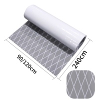 HROES prix d'usine diamant Texture EVA mousse Marine pont auto-adhésif synthétique teck brossé extérieur bricolage Yacht tapis