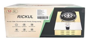 Cuisinière électrique à flamme artificielle Gold 3.0KW, 1 brûleur, utilisation intérieure, surface verre + aluminium, classe d'efficacité énergétique - Product Image 4