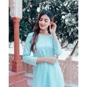 Conjunto de Traje Satinado Azul Aqua Talla XS - Product Image 5