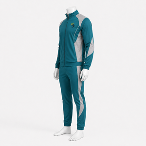 Chándal con cremallera para hombre, fabricado con material ligero, ajuste cómodo y estilo elegante para días activos, viajes al aire libre y uso casual. - Product Image 5