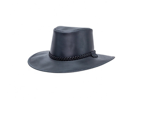 Sombrero de Cuero Personalizado de Diseño Sencillo, Nueva Colección en Oferta, Sombrero de Vaquero de Cuero PU de Alta Calidad Unisex, Talla Personalizada - Product Image 1