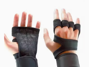 <b>Half</b> Finger Fitness Gloves Mesh Breathable Non <b>Slip</b> Palm Adjustable Wrist Strap for Gym Workout Training Unisex - Product Image 5