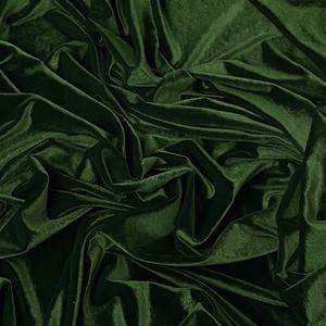Premium Green 9000 Velvet <b>Fabric</b> Woven Percent Polyester Soft <b>Medium</b> Weight Brushed dress For Luxury Garments Suit exports bulk - Product Image 1