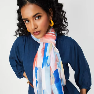 Bufandas cuadradas elegantes Tela ligera suave Impresión digital personalizada Perfecta para suministro al por mayor y a granel - Product Image 1