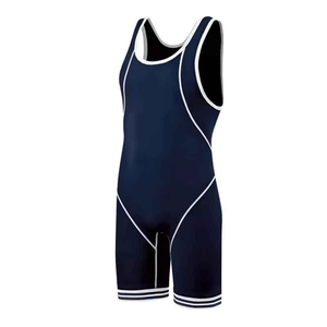 Premium Unisex Wrestling Singlet Sleeveless One Piece <b>Compression</b> Stretch Breathable Quick Dry Lightweight Performance Sports - Product Image 1