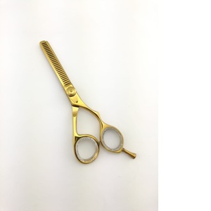 Ciseaux de coiffure professionnels Gold Edition Ciseaux de coupe de cheveux de coiffeur avec poche d'outils de Salon de lame en acier inoxydable tranchant - Product Image 4