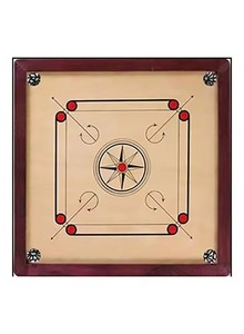Plateau de Carrom Portable en Bois pour 4 Joueurs, Écologique et Durable - Product Image 4