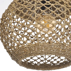 Paper <b>Rope</b> Woven Pendant Light Restaurants Decor Natural Wicker <b>Lighting</b> Fixture 100% Handmade - Product Image 6