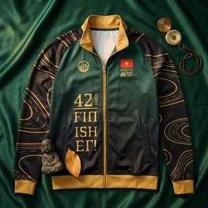 Custom Marathon Finisher <b>Jacket</b> Breathable <b>Running</b> <b>Jacket</b> OEM ODM Breathable <b>Lightweight</b> Sportswear Wholesale - Product Image 2