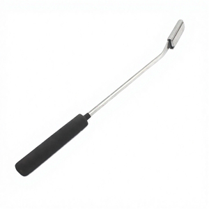 Couteau à double tranchant en acier inoxydable pour sabots de cheval, outil de coupe pour main gauche et droite, râpe de fermeur réutilisable, équipement d'entretien des sabots équins - Product Image 5