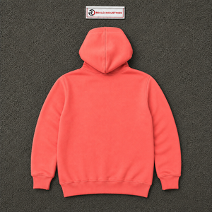 Sweat-shirt à capuche oversize rose corail avec imprimé graphique 'Rich Letter Money Stack' style streetwear pour homme, vente en gros, automne - Product Image 6