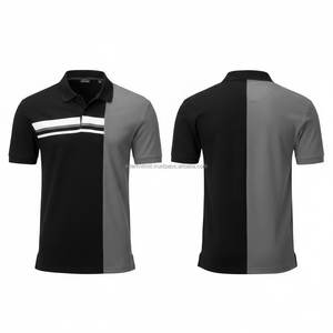 Camiseta de Golf Personalizada para Hombre, Tejida, 100% Algodón, de Secado Rápido, Transpirable, de Manga Corta, Diseña tus Propias Camisetas - Product Image 2