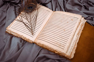 Full Grain Soft <b>Leather</b> Vintage Handmade Journal Notebook Bound <b>Diary</b> with Deckle Edge Line Paper and Key Closure, <b>Leather</b> <b>Diary</b> - Product Image 5