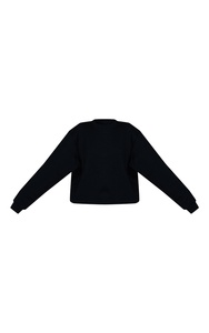 Premium <b>Women's</b> <b>Black</b> Oversized Pullover Sweatshirt Casual Loose Fit <b>Fleece</b> Sweatshirt Top Long Sleeve Loungewear <b>Women</b> Outfit - Product Image 6