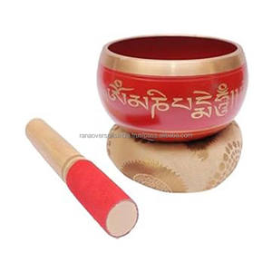 Bol chantant himalayen méditatif avec maillet et coussin pour la guérison énergétique de la pleine conscience au prix de gros du fournisseur - Product Image 6