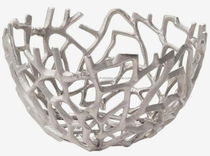 ถาดเสิร์ฟอาหารแฮนด์เมดสีเงินแฟนซีสำหรับตกแต่งเดือนรอมฎอนถาดโลหะทองตกแต่งรอมฎอนแฟนซีสำหรับบ้านโรงแรม - Product Image 4