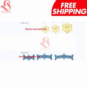 BISONS Kit de Neurocirugía al por Mayor: Juego Manual de Placas Cranianas de Titanio de 1.5mm, Cubiertas para Orificios, Malla y Tornillos - Product Image 5