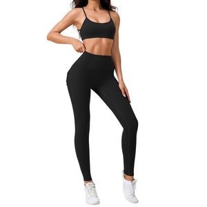 Conjunto Deportivo Personalizado al por Mayor para Mujer, Talla Grande, Leggings Impermeables con Efecto Levanta Glúteos y Sujetador Deportivo Acanalado para Yoga y Entrenamiento - Product Image 5