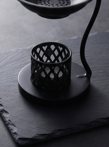 Handmade Metal Iron <b>Incense</b> <b>Cone</b> Holder Swan Neck Burner Perforated Bowl Tealight Stand - Product Image 5