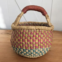 Sac fourre-tout de marché en paille tressée à la main, écologique, en jonc de mer, personnalisable, multifonctionnel et durable, du Vietnam