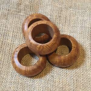 Anillos de Servilleta de Madera con Acabado Premium, Reutilizables, Ecológicos, Accesorios de Comedor para Hoteles, Restaurantes, Decoración de Mesa, Venta al Por Mayor - Product Image 6