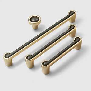 Luxury Crystal Glass Cabinet Handles <b>Gold</b> Plated Wardrobe Door <b>Pulls</b> Elegant Kitchen Cupboard Dresser <b>Drawer</b> Hardware - Product Image 4
