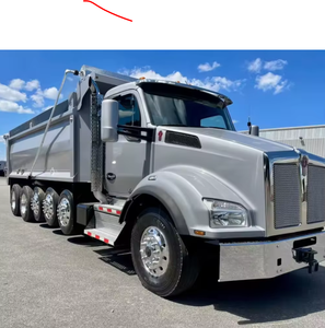 Precio al por mayor: Camión volquete Kenworth T880 de cinco ejes usado 2021 - Paccar 485HP 8L Manual 22' con volquete, envío mundial - Product Image 4