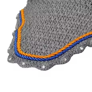 Dernier design, bonne qualité, bonnet anti-mouches pour cheval, disponible en nouveau design et toutes les couleurs, voile anti-mouches équestre pour cheval - Product Image 6