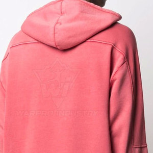 Sweat à capuche en coton mélangé style streetwear premium, effet délavé, avec poche kangourou, pour un usage quotidien décontracté - Product Image 6