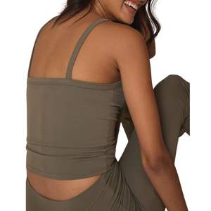 Camiseta Deportiva sin Mangas para Mujer, Talla Grande, Ajustada, de Secado Rápido, para Gimnasio, Running y Fitness, Venta al Por Mayor Personalizada - Product Image 2