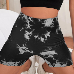 Custom Yoga Shorts Exercise Women Breathable Sports Short for Fitness and Gym <b>Tummy</b> <b>Control</b> Women Compression short - Product Image 3