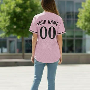 Camiseta Deportiva Moderna para Mujer, Estilo Béisbol, Corte Holgado, con Costuras Resistentes para Práctica y Juego - Product Image 3