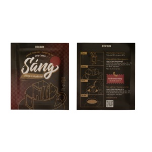 SANG 100g REXUN marca filtro de papel café por goteo hecho a mano en Vietnam empaquetado en caja y bolsa - Product Image 2