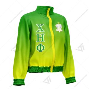 Vente en gros de vêtements de sororité Chi Eta Phi personnalisés veste coupe-vent brodée à corps court accessoires grecs - Product Image 6