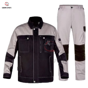 Vêtements de travail haute visibilité coupe-vent avec bandes réfléchissantes, nouveau design bicolore, combinaisons de sécurité pour l'industrie - Product Image 1