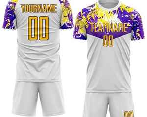 Uniforme de Fútbol Personalizado de Alto Rendimiento, Conjunto de Camiseta y Pantalones Cortos, Transpirable, de Secado Rápido, Equipación Deportiva Profesional OEM - Product Image 6