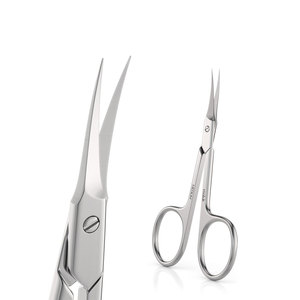 Fine Point Beauty Sharp Stainless Steel Curved Blade Cuticle Scissors Salon Quality <b>Nail</b> Care <b>Tool</b> - Product Image 2
