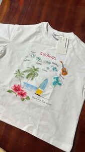 Custom Printed Summer Beach Shell, Flower, Juice Print T-shirt, Women Aesthetic Graphic Crop <b>Top</b>, Custom Clothing Factory - Product Image 6