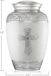 Urnas Funerarias Decorativas de Latón para Cenizas de Adultos, Urnas Hechas a Mano para Hombres y Mujeres - Product Image 2