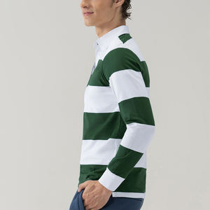 เสื้อรักบี้คุณภาพดีที่สุดสำหรับผู้ใหญ่ แขนยาว คอปก ทรงเข้ารูป ระบายอากาศได้ดี ป้องกันแบคทีเรีย ปรับแต่งสีและโลโก้ได้ตามต้องการ รับผลิตแบบ OEM - Product Image 5