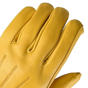 Gants de conduite en cuir de vachette renforcé, résistants à la chaleur et aux étincelles, gants de protection personnelle robustes pour le jardinage - Product Image 5