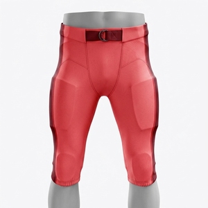 Ensemble d'uniformes d'entraînement de football américain sur mesure de qualité supérieure, 100 % polyester, écologique et à séchage rapide, manches courtes - Product Image 5