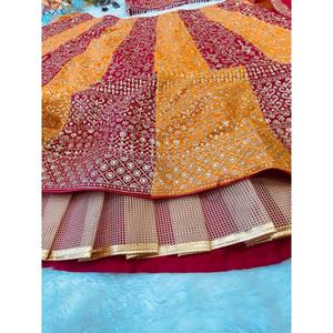 Robes de soirée, magnifique travail de séquence, lehenga choli pour les fêtes - Product Image 2