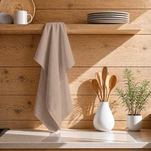 Serviettes de cuisine de qualité export, couleur unie, séchage rapide, super absorbantes, personnalisées, fabriquées en Inde - Product Image 1
