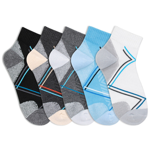High Quality Custom Logo Men's Spandex/<b>Polyester</b> <b>Socks</b> Eco-Friendly Breathable Cotton Liner Adult Yoga Sports Athletic Durable - Product Image 2