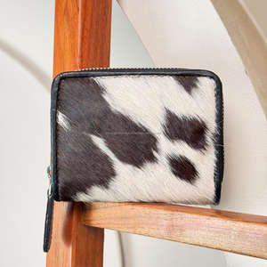 กระเป๋าสตางค์หนังแท้สำหรับผู้หญิงกระเป๋าใส่บัตรเครดิตหนังวัวหรูหรามีซิปเปลี่ยนแบรนด์ตามสั่ง - Product Image 5