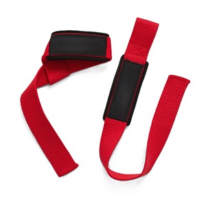 Sangles de levage professionnelles personnalisées antidérapantes en coton robuste, confortables et réglables par Misha Sports - Product Image 2